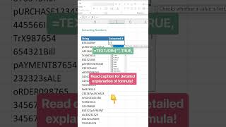 How to extract numbers from any strings! #excel #exceltips #exceltricks