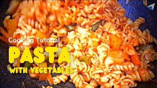 Indian style Vegetable Pasta | Easy & tasty pasta I Paper Rocket