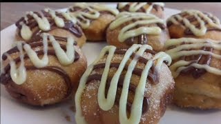 Homemade Doughnuts| choclate filled doughnuts| easy doughnuts recipe| choclate doughnuts