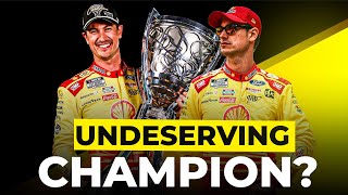 Joey Logano undeserving of 2024 Cup Championship? 🤔🤔