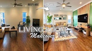 LIVING ROOM MAKEOVER! DIY PROJECT