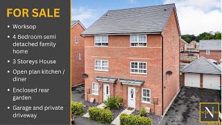 For Sale! 36 Harlequin Drive, Worksop