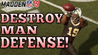 Learn How To Beat Man Coverage In Madden NFL 19!