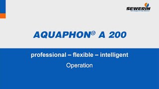 AQUAPHON® A 200 water leak detector - How to operate the AQUAPHON® A 200 system