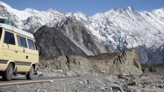 German Couple Travelling on Karakorum Highway Beautiful Pakistan HD