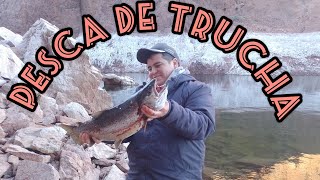 pesca de trucha en el dique florentino Ameghino