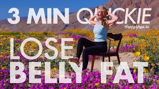 Lose Belly Fat Quickie Chair Yoga