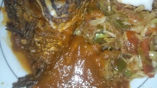 Fish served with Ugali and Cabbage//Delicious meals#viralshorts #viralvideo #dinner