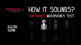 How it sounds: Sontronics microphones test on Electric Guitar | PRODJ