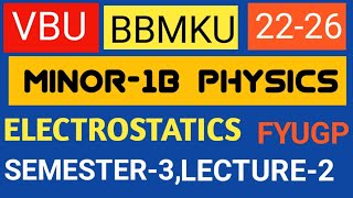 #VBU#BBMKU#Minor-1b Physics, Session 22-26 for Semester-3, Bbmku Sem-3,Mn-1b Physics Session 22-26