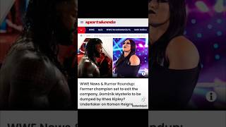 Dominik Mysterio to be dumped by Rhea Ripley? Undertaker on Roman Reigns 😮🥺#shortsfeed #shortsvideo