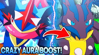 ASH Greninja AURA BOOSTS MEGA Lucario! The TRUTH BEHIND The Bond Phenomenon | Pokemon Journeys