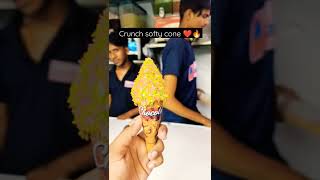 Crunch softy cone | lajpat nagar food tour | thp | #shorts #icecream 🍨