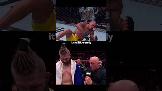 UFC Commentary thinks it was early stoppage