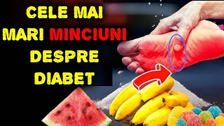 10 CELE MAI MARI MINCIUNI DESPRE DIABET, PREDIABET ȘI NIVELUL ZAHĂRULUI DIN SÂNGE!