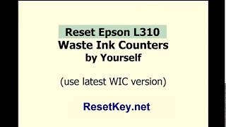 Reset Epson L310 printer - Red Light Blinking