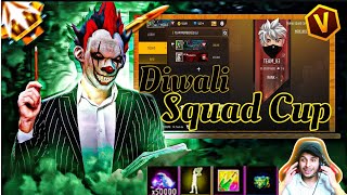 Diwali Squad Cup. Free fire max. 50x.. Diamond gift 🎁#nonstopgaming#gyangaming#freefire#diwali .