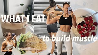 WHAT I EAT IN A DAY To Build Muscle