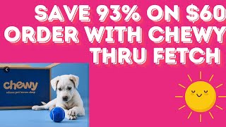 Chewy Deal $60 worth of products for less than $5! #coupon #deals #freebies #dogs #chewy #cashback