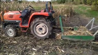 (10) Kubota KT22 traktor szárzúzás