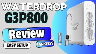 Easy Setup - Waterdrop G3P800 Tankless RO Filter