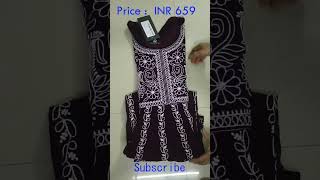 Unboxing myntra chikankari kurti#shorts#myntra#unboxing#viral