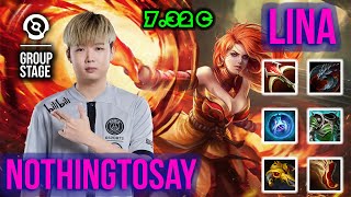 NTS NOTHINGTOSAY PSG.LGD LINA TI 11 Group Stage