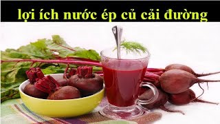 Bổ sung nước ép củ cải đường có thể có lợi cho bệnh nhân suy tim