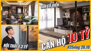 SỐNG CHANH XẢ TRONG NHÀ 10 TỶ: Ở 1 MÌNH, TIỀN NỘI THẤT HẾT 1.3 TỶ | #25vlog 26.10