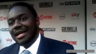 Babou Ceesay Guerrilla Premiere Red Carpet Interview