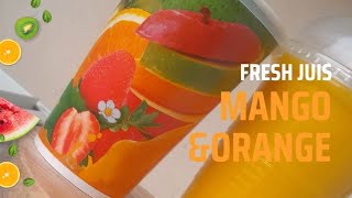 Fresh Juice Mango and orange Recipe