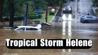 Tropical Storm Helene: "Flash flood emergency" explained / flooding boone nc