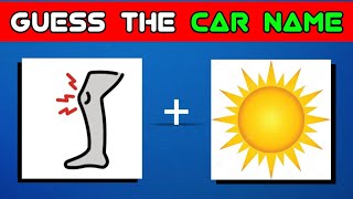 🚗Guess the Car Name by Emoji 🚗 | Car Name Challenge | Quiz Challenge |