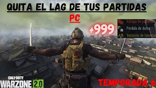 COMO QUITAR EL LAG DE TUS PARTIDAS EN WARZONE 2 PC TEMPORADA  6