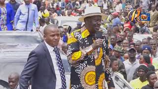 LIVE NOW:RAILA IN KISII MAGENA MARKET