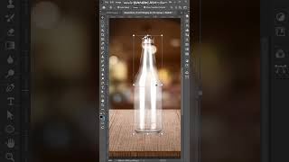 How to create a transparent bottle in Photoshop #transparentbackground #photoshotrick