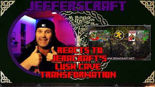 Jeracraft's Minecraft 1.18 EPIC Lush Cave Transformation Reaction With JEFFERSCRAFT