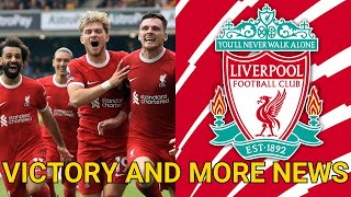 Update News - Liverpool Beat Wolves as Elliott and Szoboszlai Shine While Robertson Backs Salah