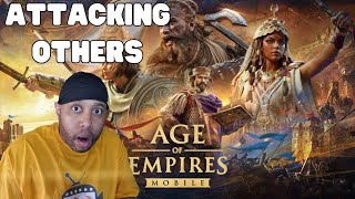 Age of Empires Mobile - Attacking Other Players (GONE WRONG)