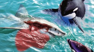 Increíbles ESTRATEGIAS DE ORCAS al Cazar Tiburónes 😲 CAZA SUPREMA