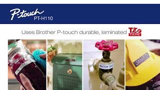 Easy, Portable Label Maker   Brother PT H110