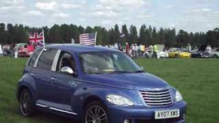 UKCruisers - Chrysler PT Cruisers in the Show Ring at Arbury Hall Classic Car & Transport Show.