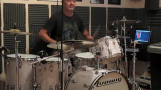 Drum recording in home studio (no mic hole in bass drum)