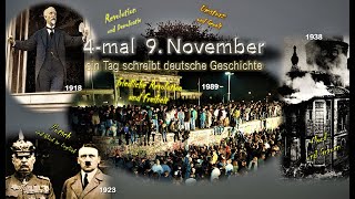 4-mal 9. November  - 1/4   Novemberrevolution: Es lebe die Republik!