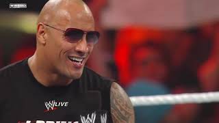 The Rock Returns To Monday Niight Raw Feb 15 2011 HD