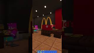 McDonald's In Minecraft! #minecraft #mariominecraft #mcdonalds #minecraftroleplay #sml #shorts