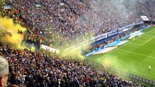 Borussia Dortmund Ultras Pyroshow in Gelsenkirchen! 26.10.2013 Schalke 04 - Borussia Dortmund