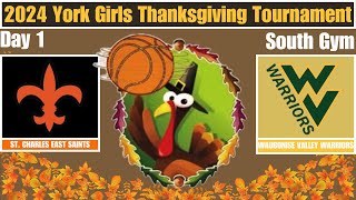 York Dukes vs. Oswego East Wolves | York Girls Basketball Turkey Tournament Day 1