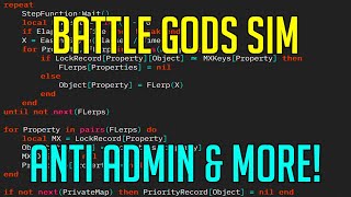 BATTLE GODS SIMULATOR ANTI ADMIN - AUTO FARM & MORE!