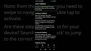 "Complete Tutorial: Learning Full TalkBack with Screen Reader"